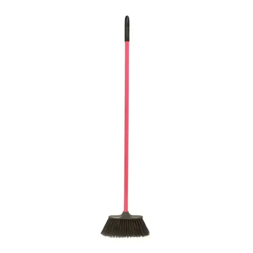 Red Gorilla Poly Yard Broom With Handle Blue Yard Brooms