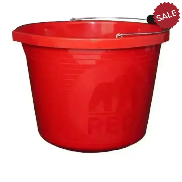 Red Gorilla Premium Buckets Red 3gallon Buckets & Bowls