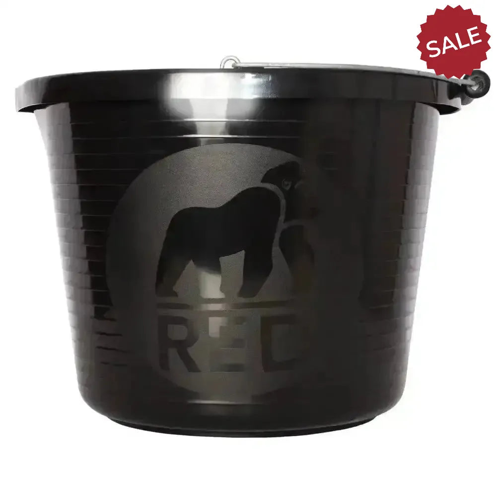 Red Gorilla Premium Buckets Black 3gallon Buckets & Bowls