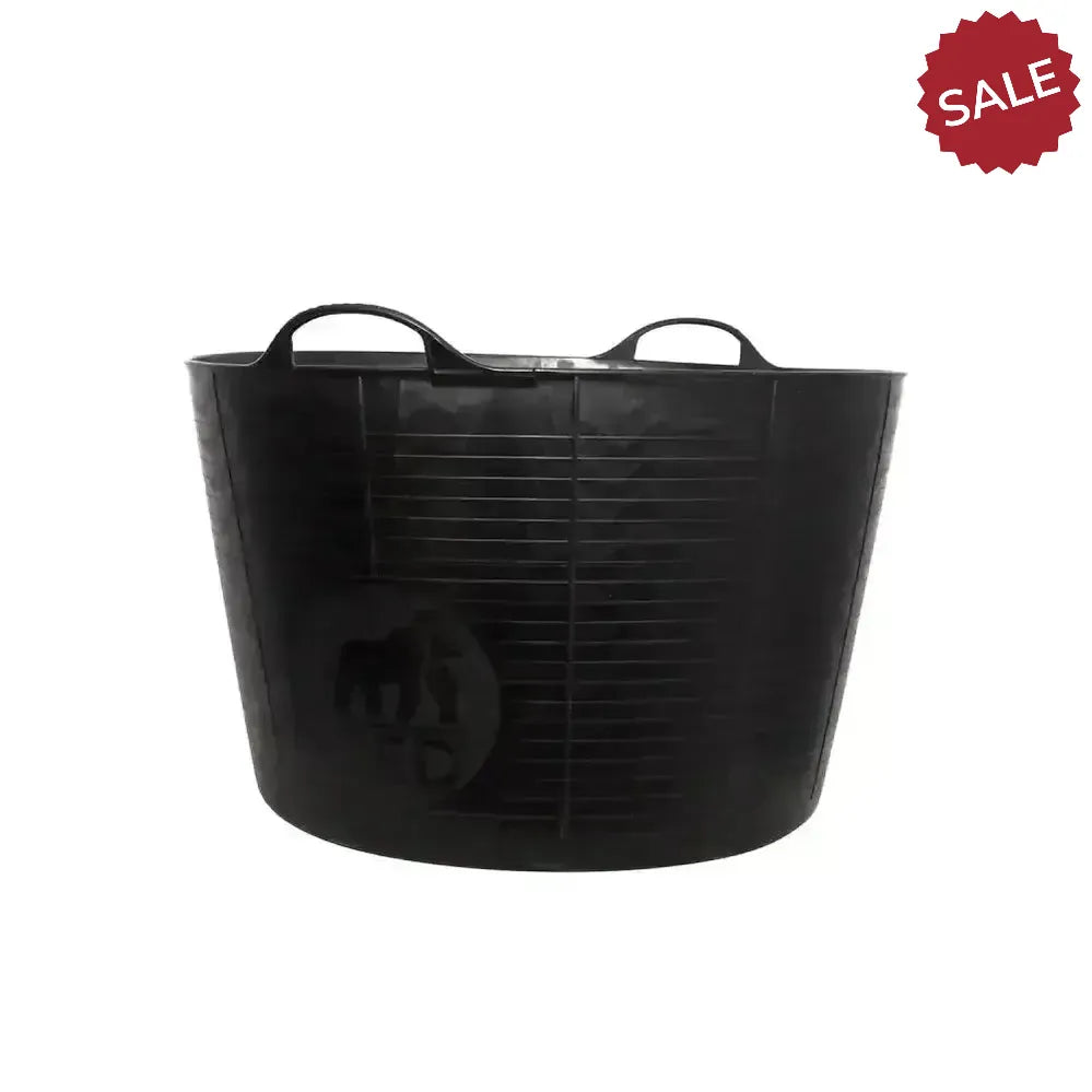 Red Gorilla Recycled Tub Black Small (14Lt) Black Buckets & Bowls