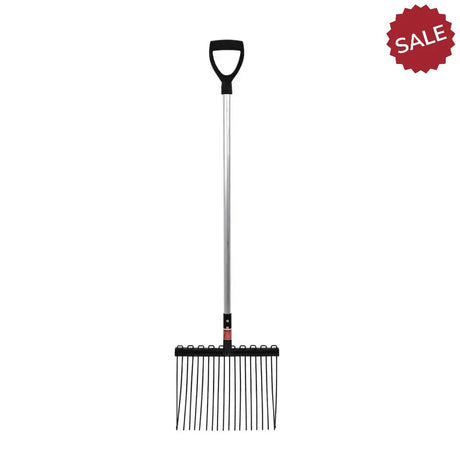 Red Gorilla Shavings Fork D-Grip Long Handle Forks