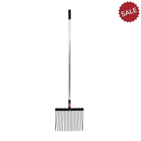 Red Gorilla Shavings Fork Straight Grip Long Handle Black Forks