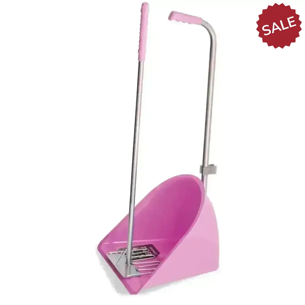 Red Gorilla Tubtrug Tidee & Rake Mucking Out Set Pink Mucking Out