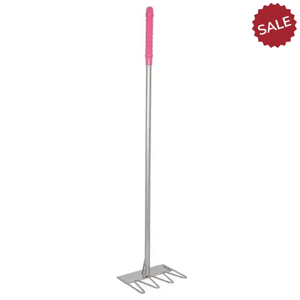 Red Gorilla Tubtrug Tidee Rake Pink Mucking Out