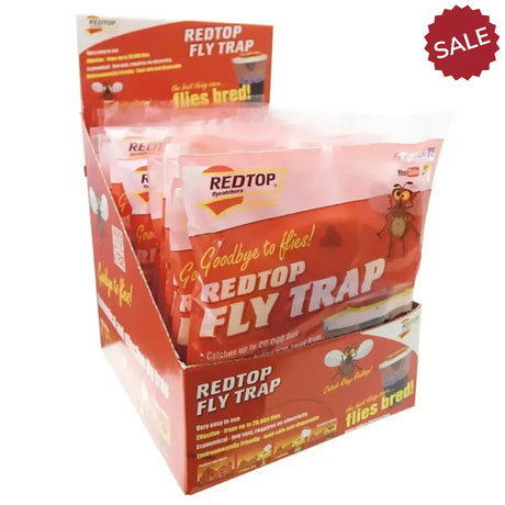 Redtop Fly Trap Pos Counter Display Box 10 TRAPS Pest Control