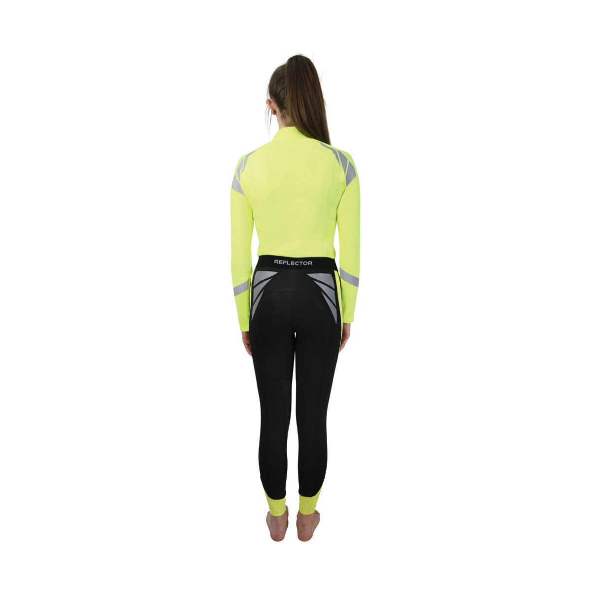 Reflector Riding Tights by Hy Equestrian  Barnstaple Equestrian Supplies