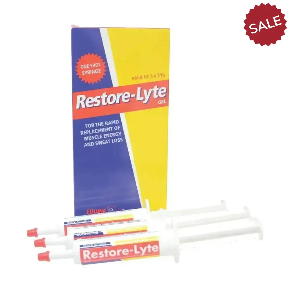 Restore-Lyte 3 X 35G Syringegel Horse Electrolytes