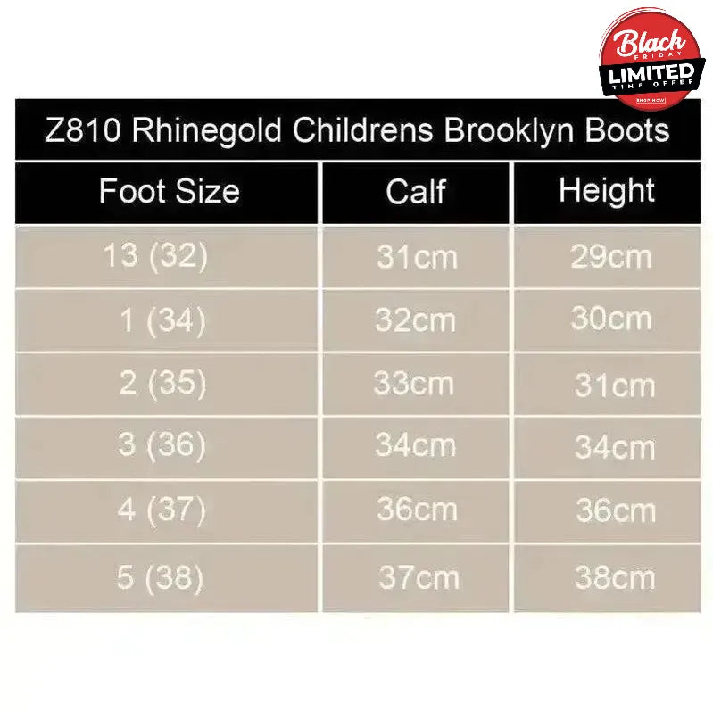 Rhinegold Brooklyn Childs Country Boots 13 - Child Country Boots