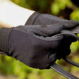 Rhinegold Cotton Pimple Palm Gloves Black X Small Riding Gloves