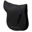 Rhinegold Cotton Quilted GP Numnah Black Pony Numnahs