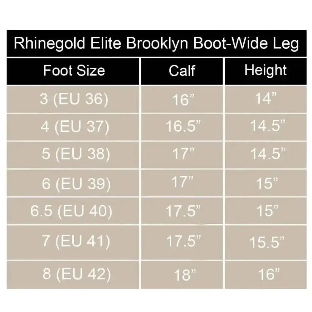 Rhinegold elite brooklyn wide leg black leather country boots with a roomy fit perfect for outdoor style