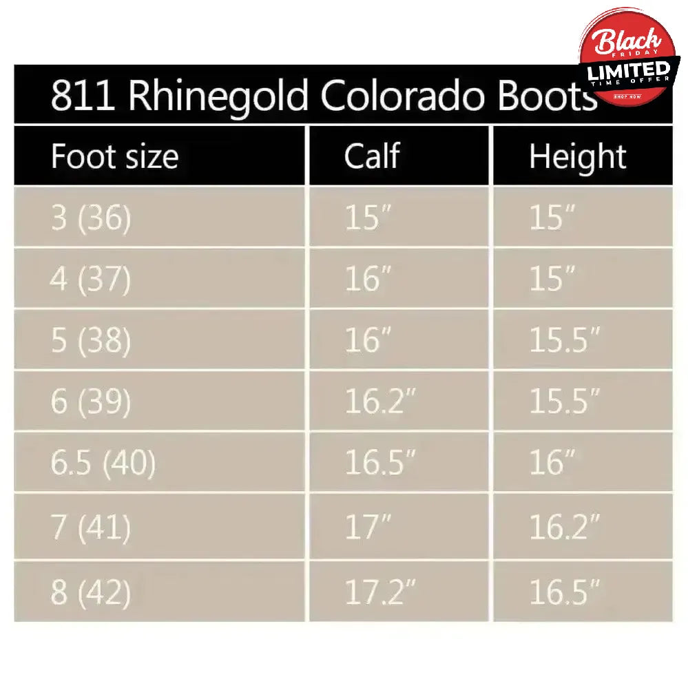 Rhinegold Elite Colorado Leather Country Boots Black 36 EU / 3 Country Boots