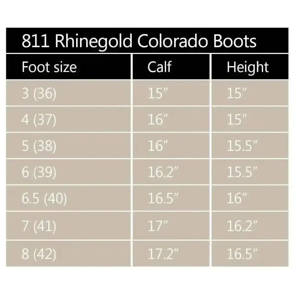 Rhinegold Elite Colorado Leather Country Boots Black 36 EU / 3 Country Boots
