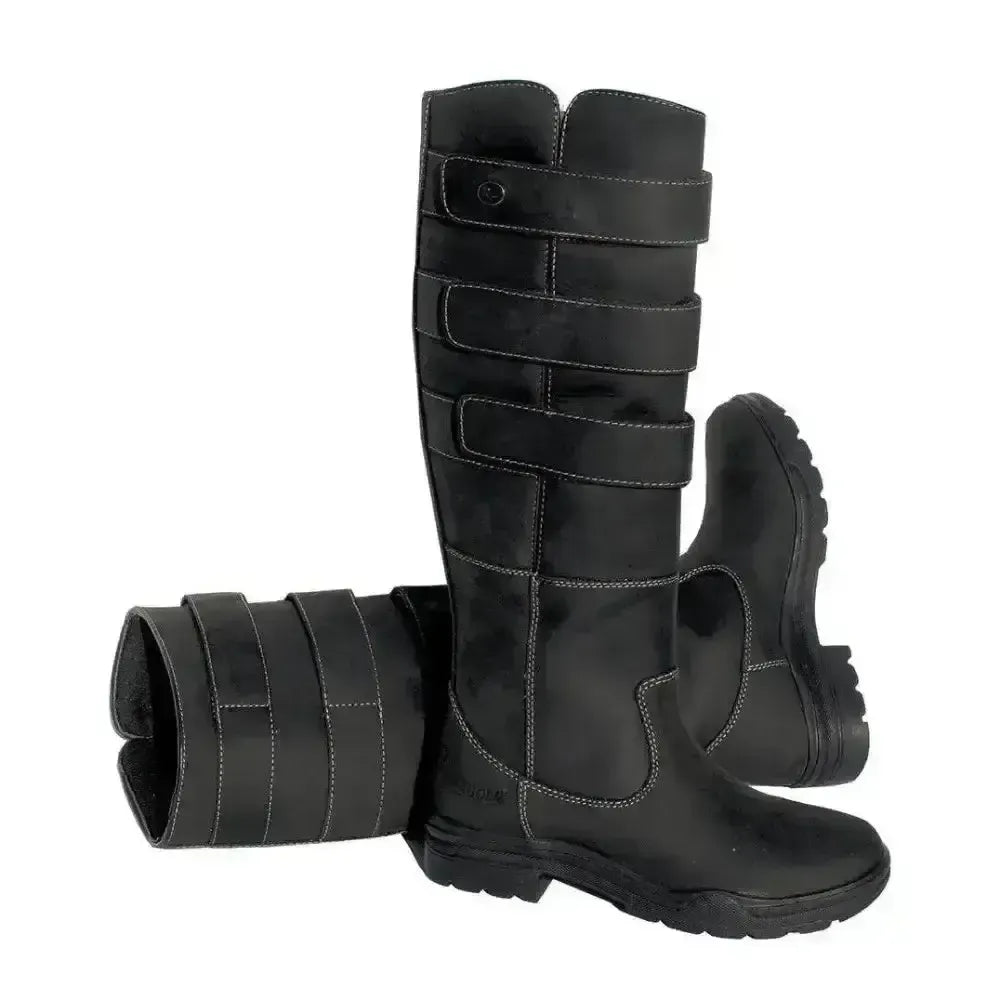 Rhinegold Elite Colorado Leather Country Boots Black 36 EU / 3 Country Boots