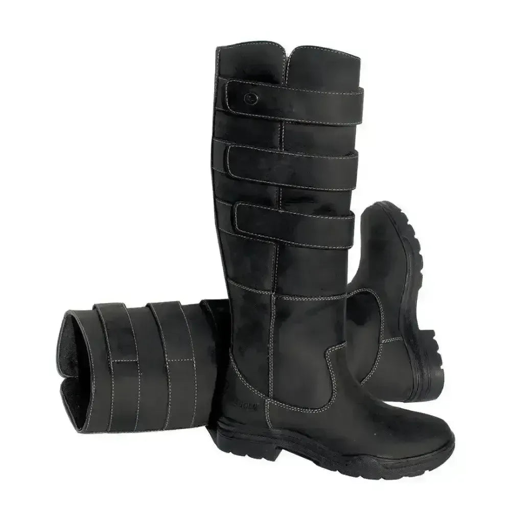 Rhinegold Elite Colorado Leather Country Boots Black 36 EU / 3 Country Boots