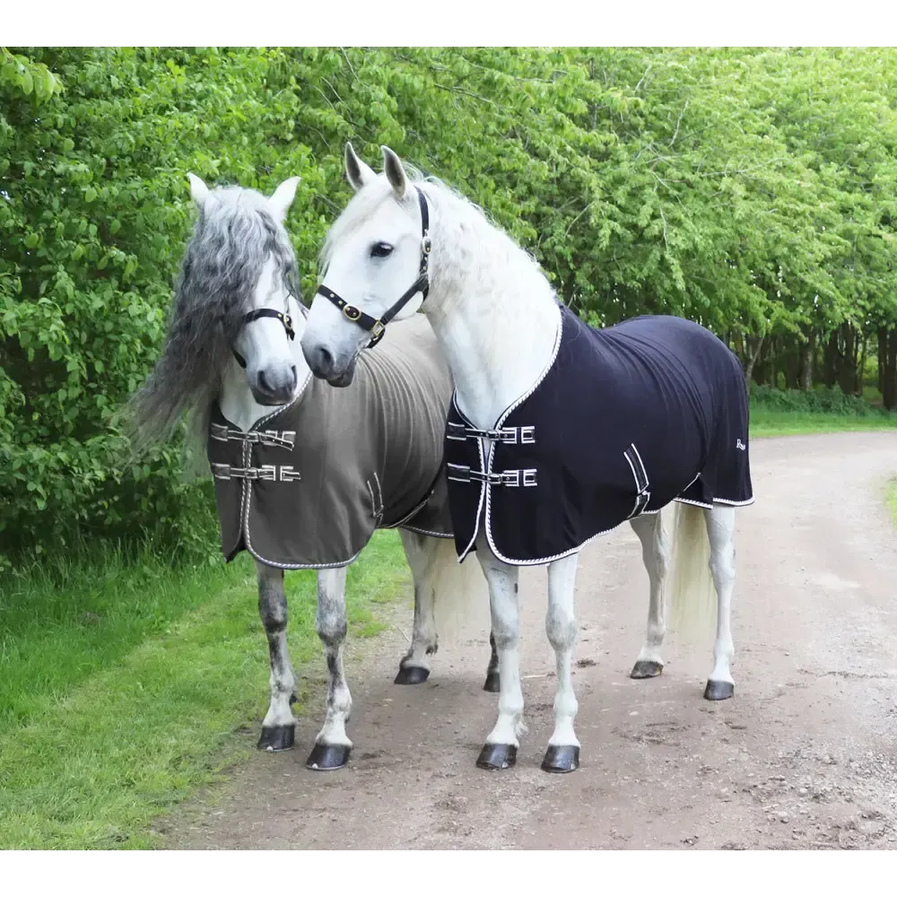 Rhinegold Elite Fleece Rugs Standard Neck Grey 4'6 Fleece Rugs