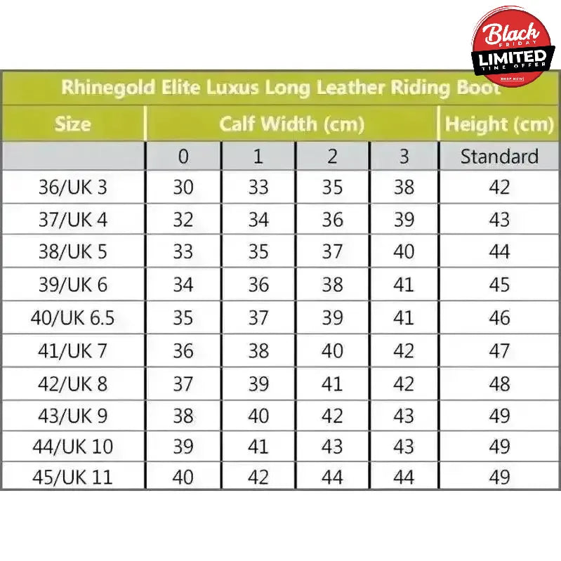 Rhinegold Luxus Long Riding Boots Brown 36 EU / 3 2 Long Riding Boots