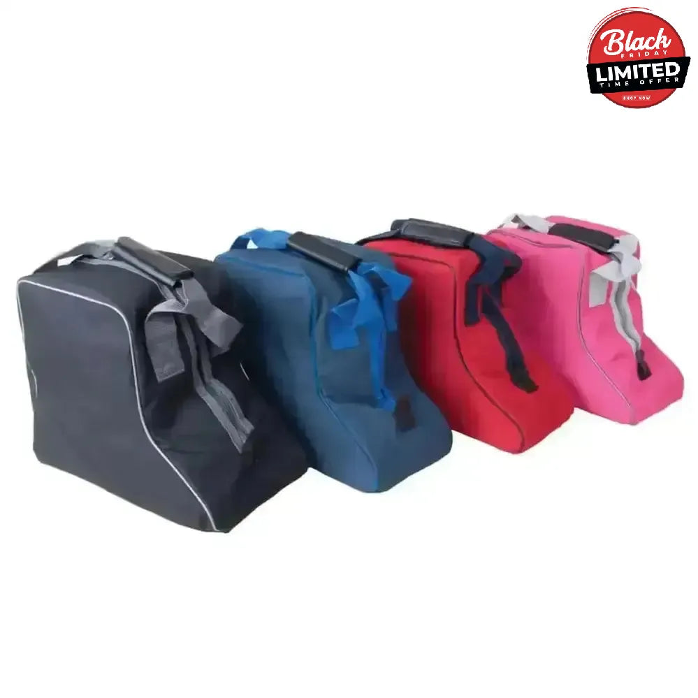 Rhinegold Essential Luggage Short Boot Bag Black Short Boot Bags