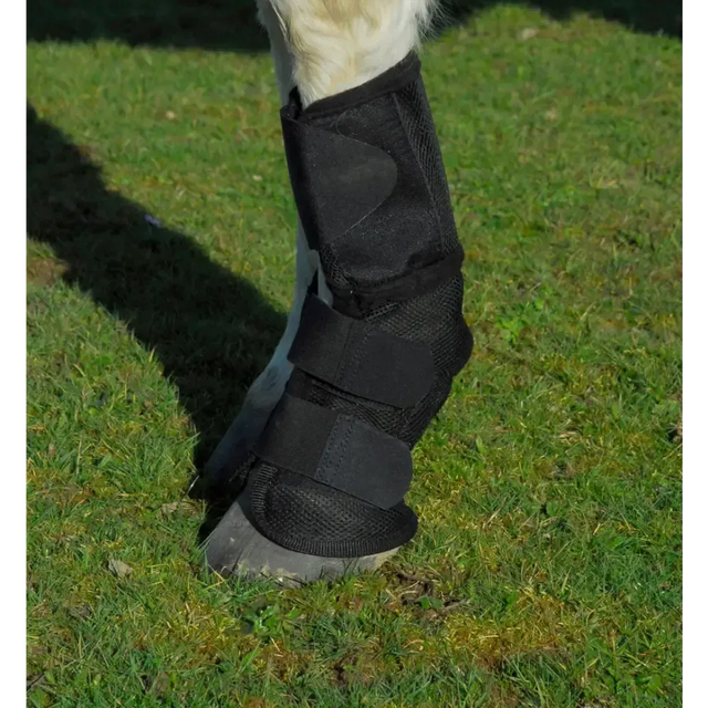 Rhinegold Fly-Free Summer Mesh Boot Cob/Full Black Turnout Boots