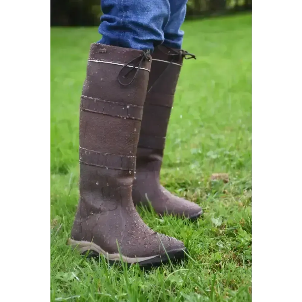 Rhinegold Harlem Leather Waterproof Country Boots 36 EU / 3 Country Boots