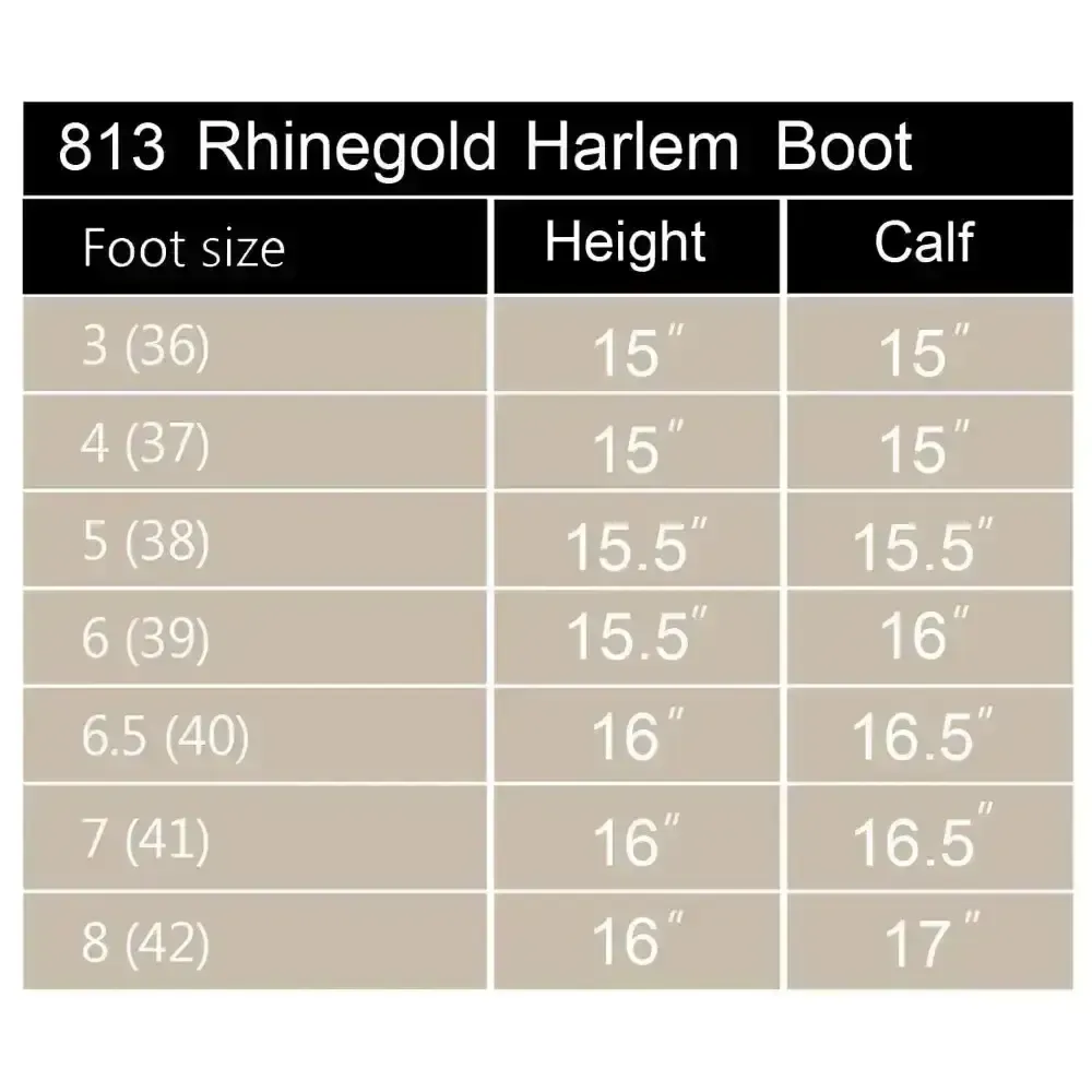 Rhinegold Harlem Leather Waterproof Country Boots 36 EU / 3 Country Boots