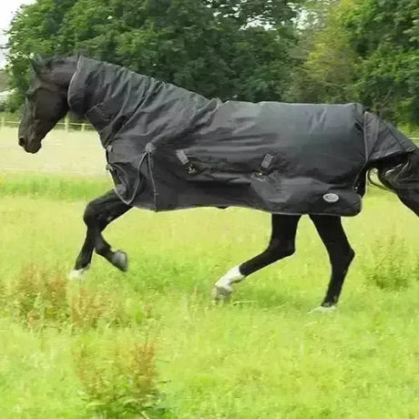 Rhinegold Konig 200g Turnout Rugs Medium Weight Full Neck Red 4'6" Turnout Rugs