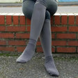 Rhinegold Ladies Performance Summer Riding Socks Grey One Size Riding Socks