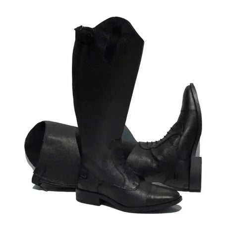 Rhinegold Luxus Extra Wide Calf Leather Riding Boots Black 36 EU / 3 Long Riding Boots