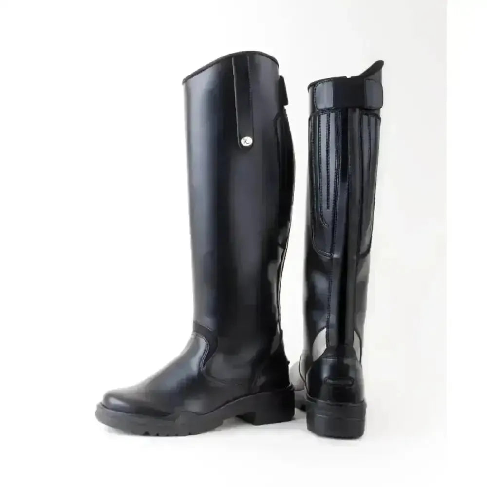 Rhinegold Nebraska Synthetic Long Riding Boots BLACK 3(EU36) Long Riding Boots
