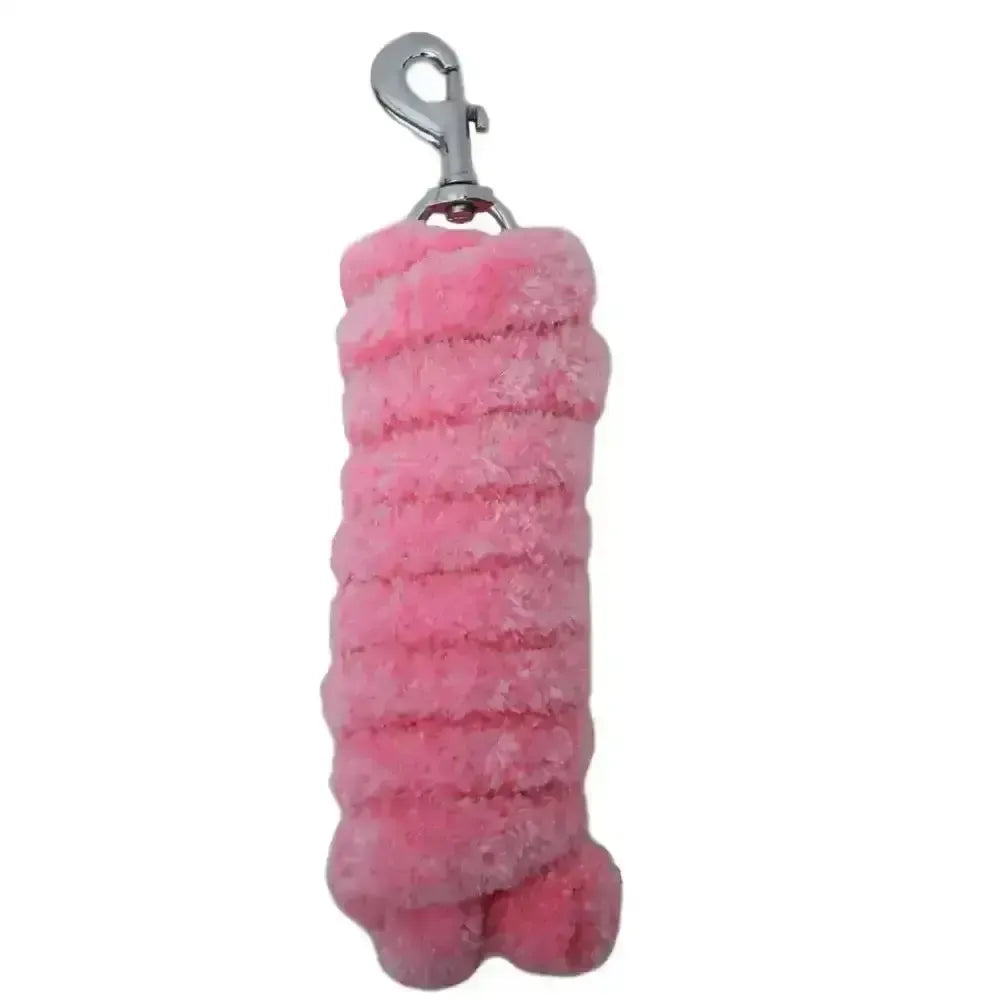 Rhinegold Soft Feather Lead Rope Pink One Size Lead Ropes