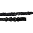 Rhinegold Softee Leather Laced Reins Black Full Reins