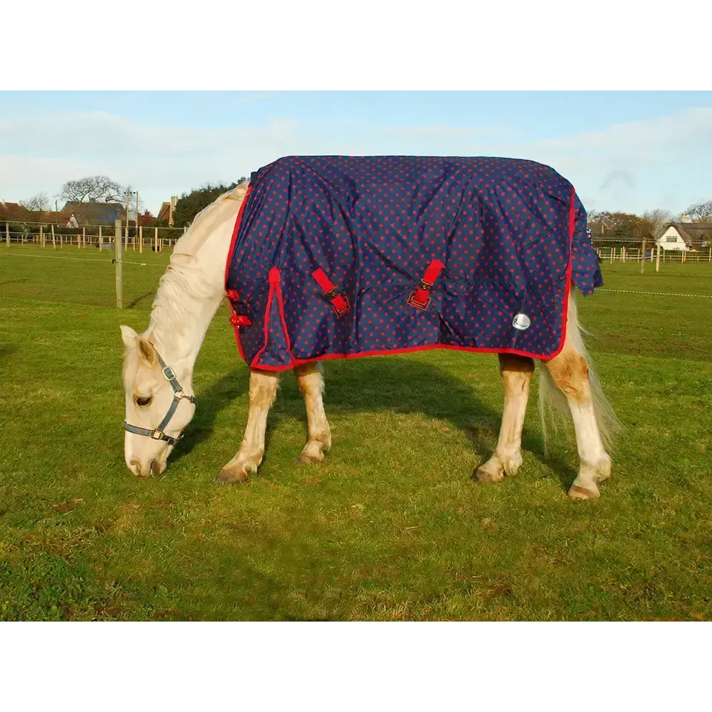 Rhinegold Star And Dottie Bolivia Outdoor Lightweight Turnout Rugs Dottie 4'0 Turnout Rugs