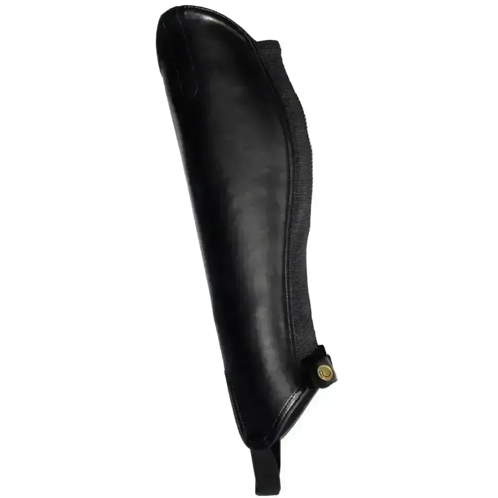 Rhinegold Synthetic Gaiters Black Large Chaps & Gaiters