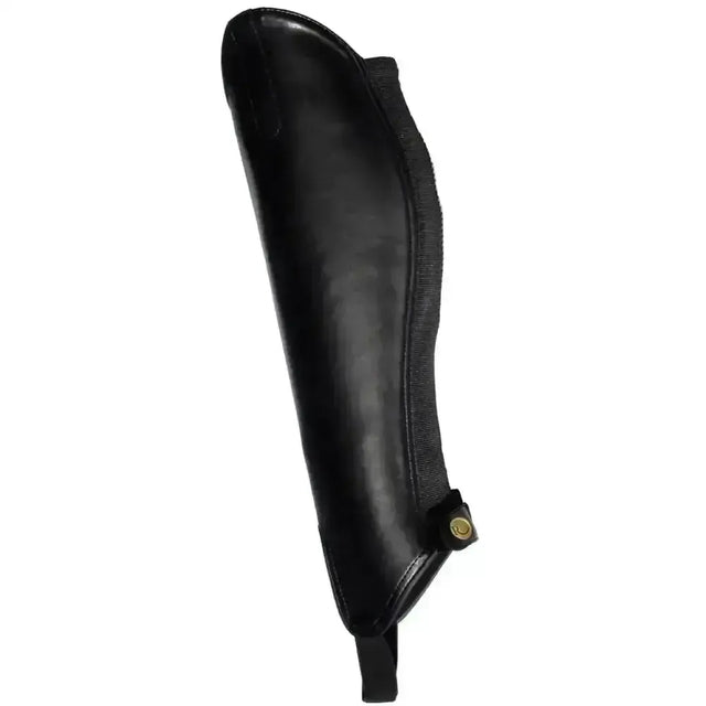 Rhinegold Synthetic Gaiters Black Large Chaps & Gaiters