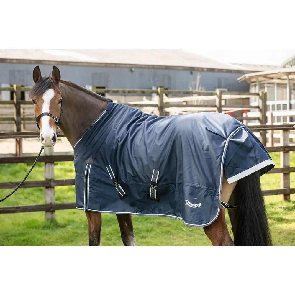 Rhinegold Turnout Rugs Arizona 100g Light Weight Standard Neck 4'6" Turnout Rugs
