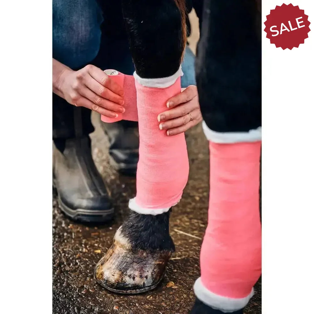 Robinsons Healthcare Equiwrap Bandage Red Vet Wrap