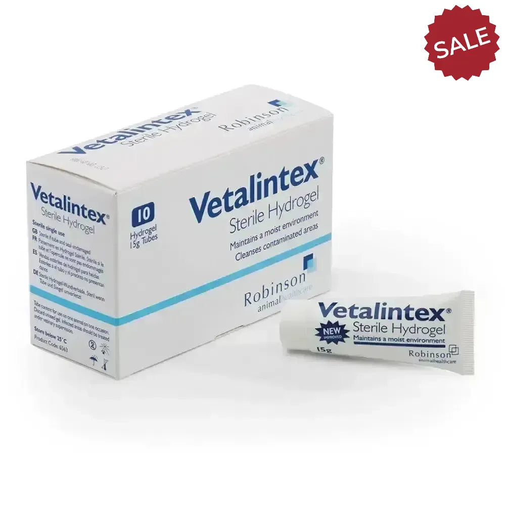 Robinsons Healthcare Vetalintex Sterile Hydrogel 15g Wound Care