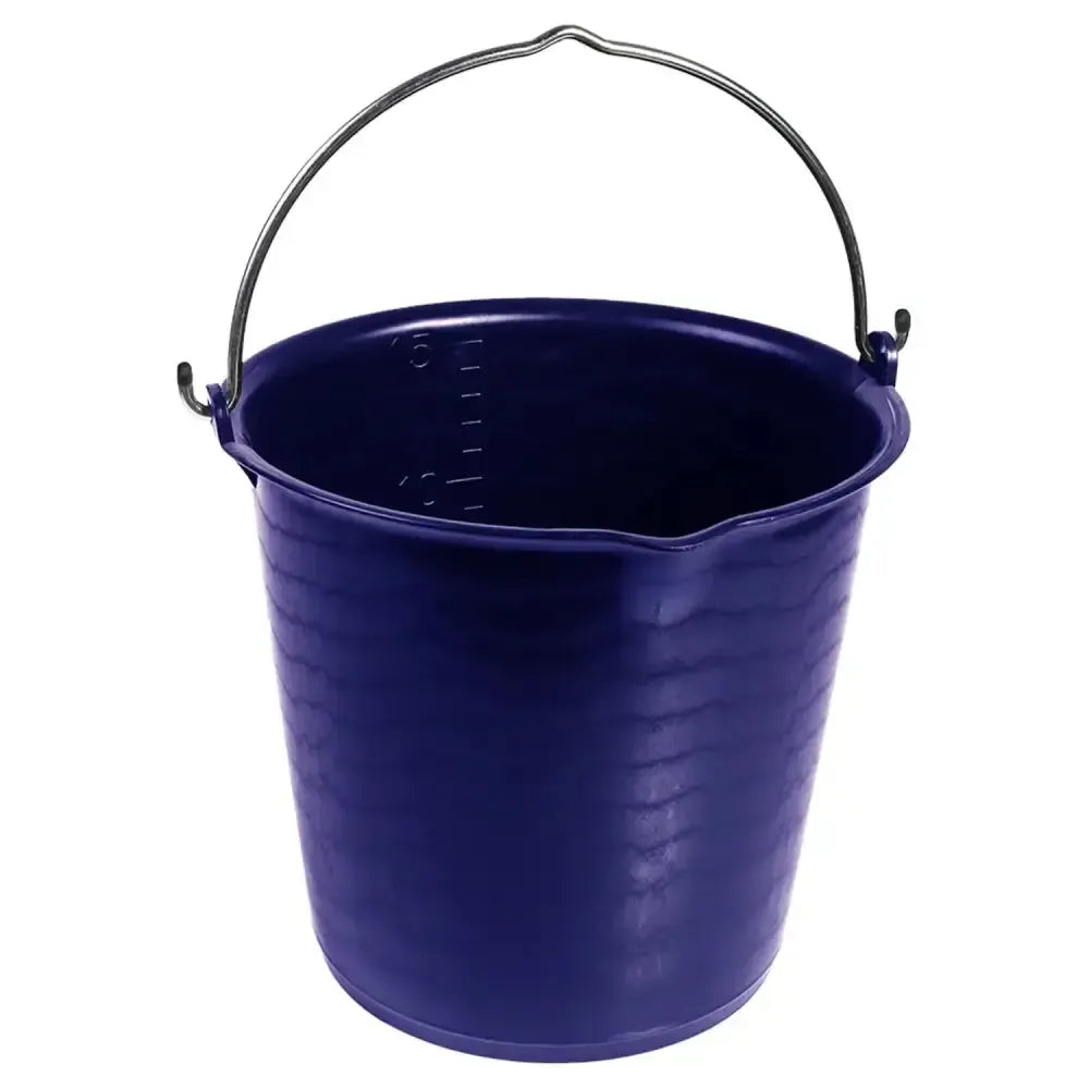 Robust Bucket 15L with spout Black Buckets & Bowls