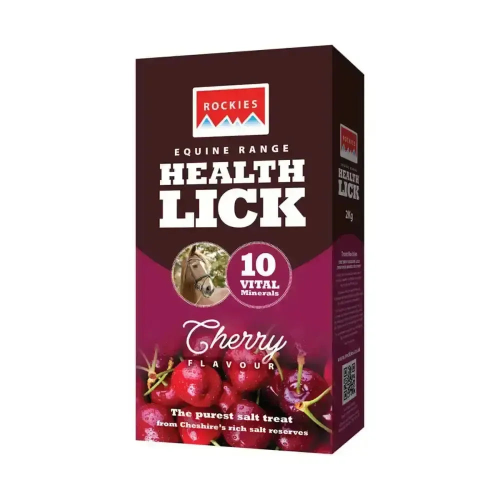 Rockies Flavoured Health Lick For Horses Cherry 2kg Horse Licks