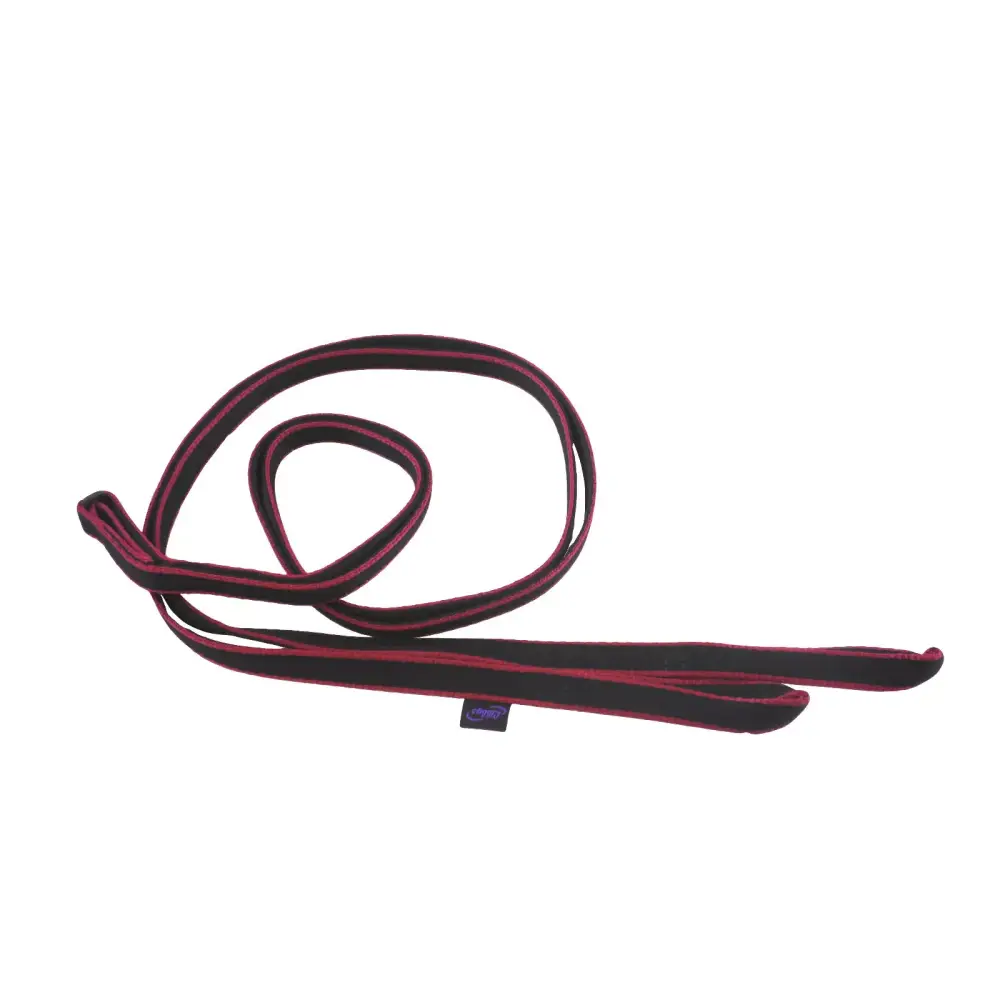Rubber Grip Webbing Reins - Loop Attachment Black Small Pony
