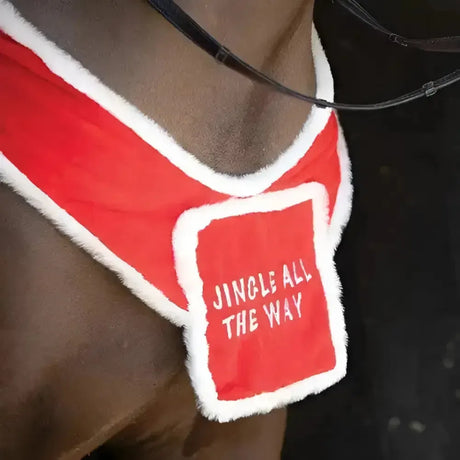 Santa's Helper Breastplate Novelty Riding Hat Covers