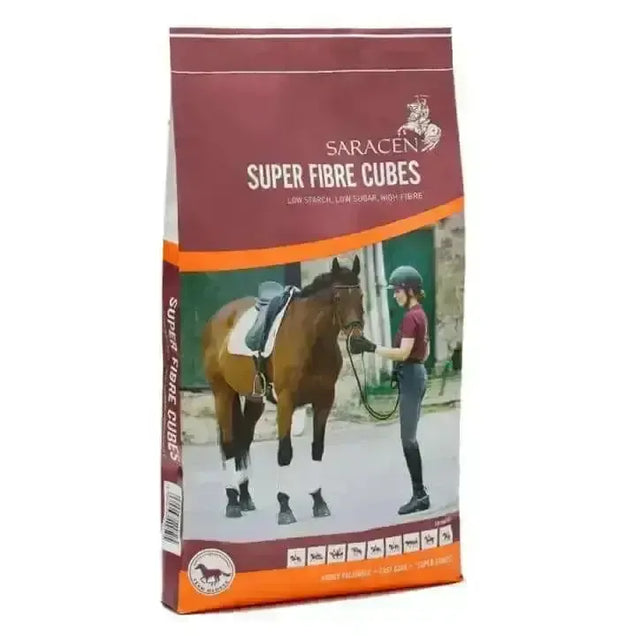 Saracen Super Fibre Cubes Horse Feed Horse Feeds