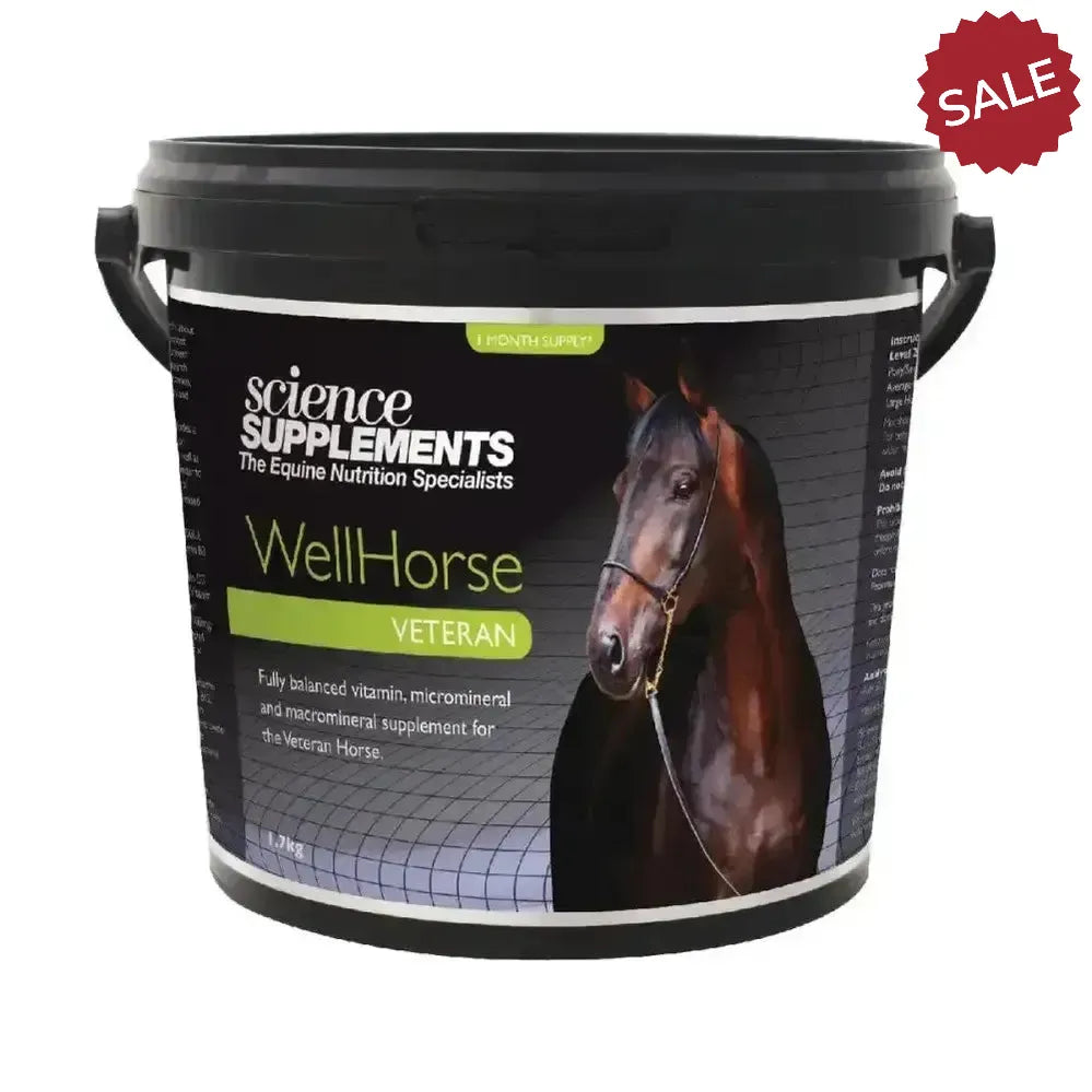 Science Supplements WellHorse Veteran 1.6kg Veteran Horse Supplements