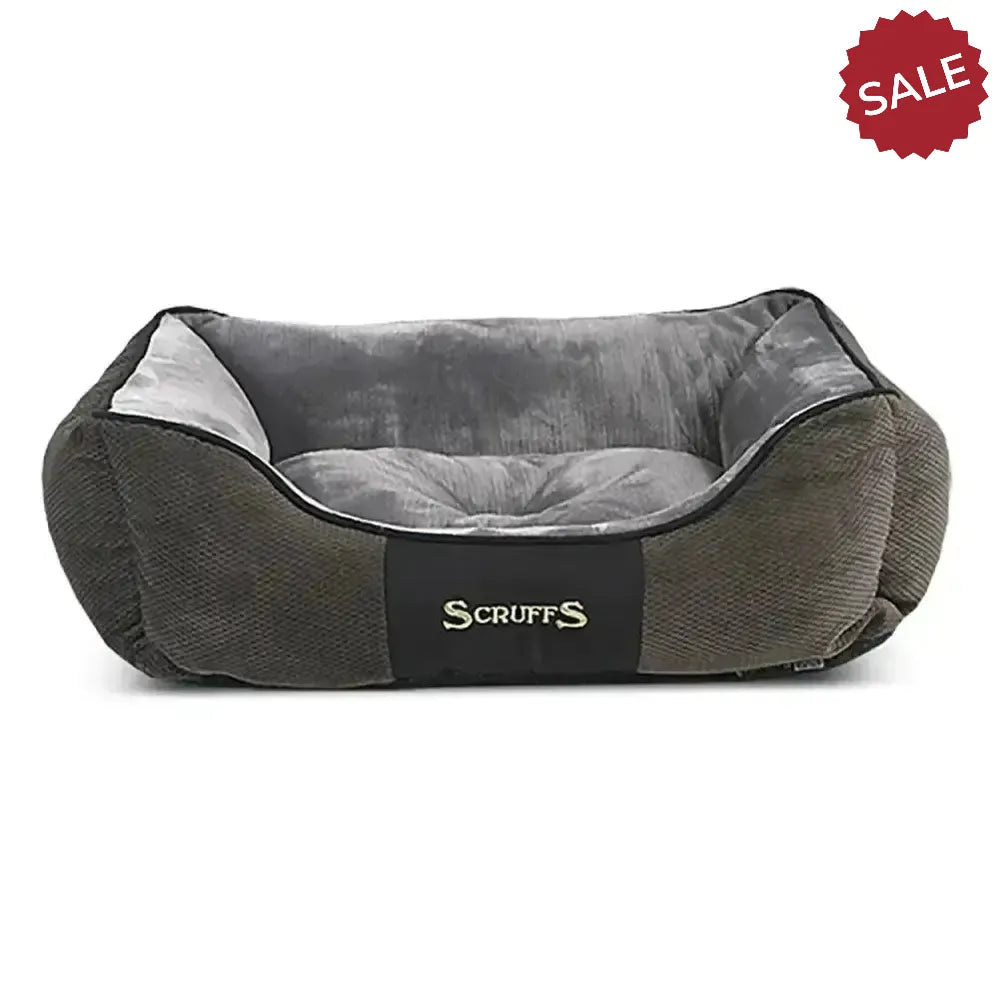 Scruffs Chester Box Bed Small Graphite Dog Beds