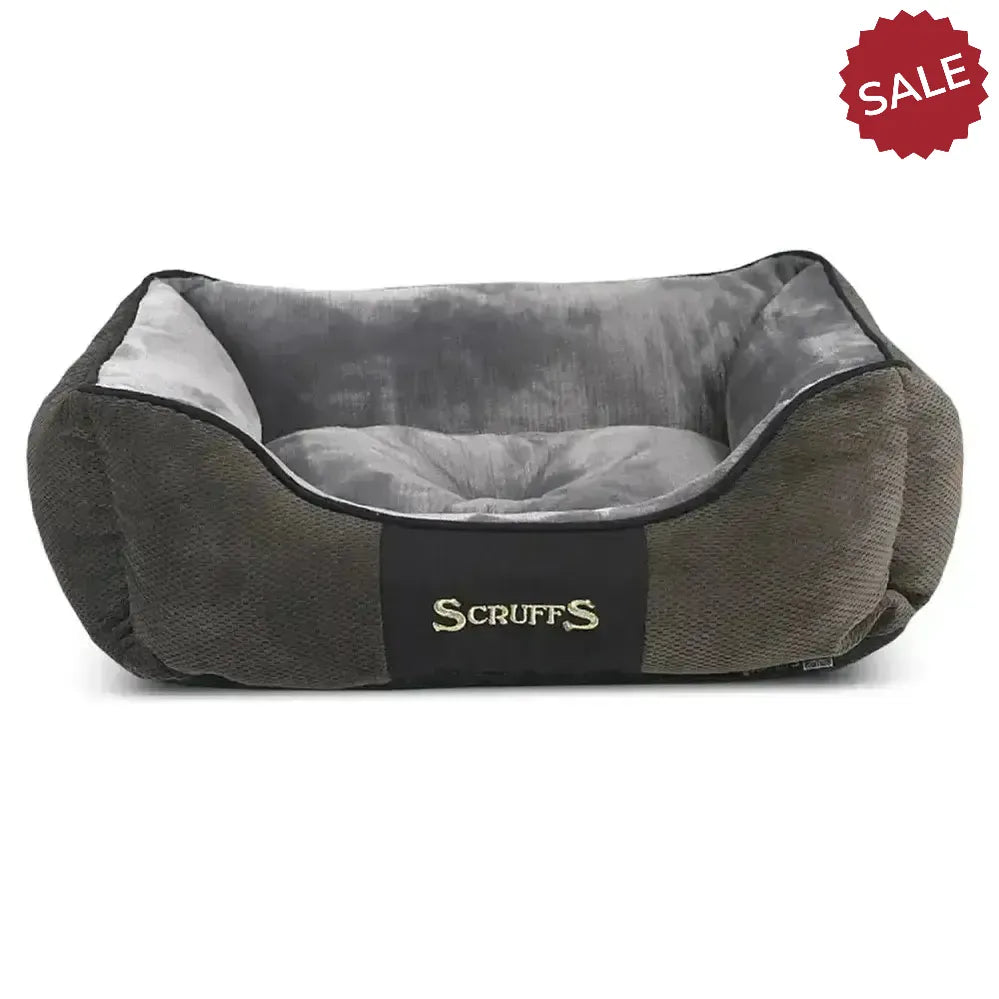 Scruffs Chester Box Bed Small Graphite Dog Beds