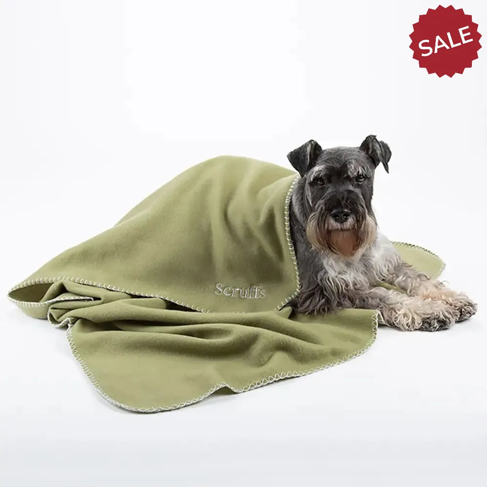 Scruffs Expedition Fleece Blanket Khaki Green 100 X 75 KHAKIgREEN Dog Beds