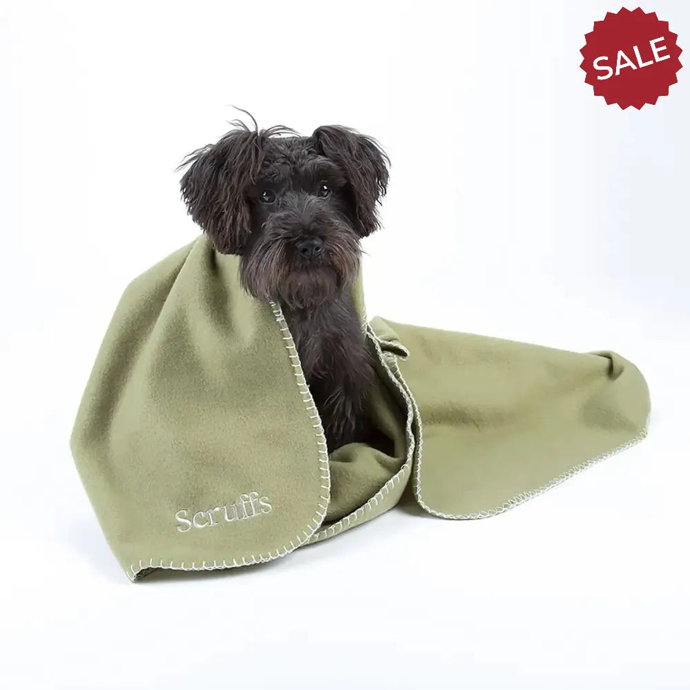 Scruffs Expedition Fleece Blanket Khaki Green 100 X 75 KHAKIgREEN Dog Beds