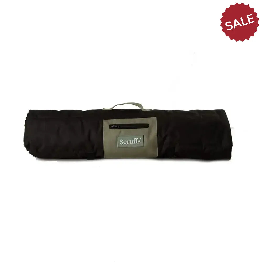 Scruffs Expedition Roll Up Travel Bed 100 x 70 Khakigreen Pet Beds & Blankets
