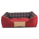 Scruffs Highland Box Bed Dog Bed Large Red Barnstaple Equestrian Supplies