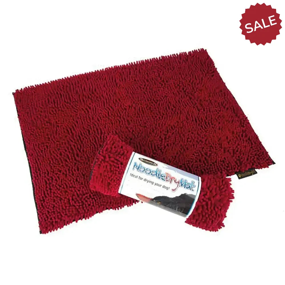 Scruffs Noodle Dry Mat Burgundy Dog Beds